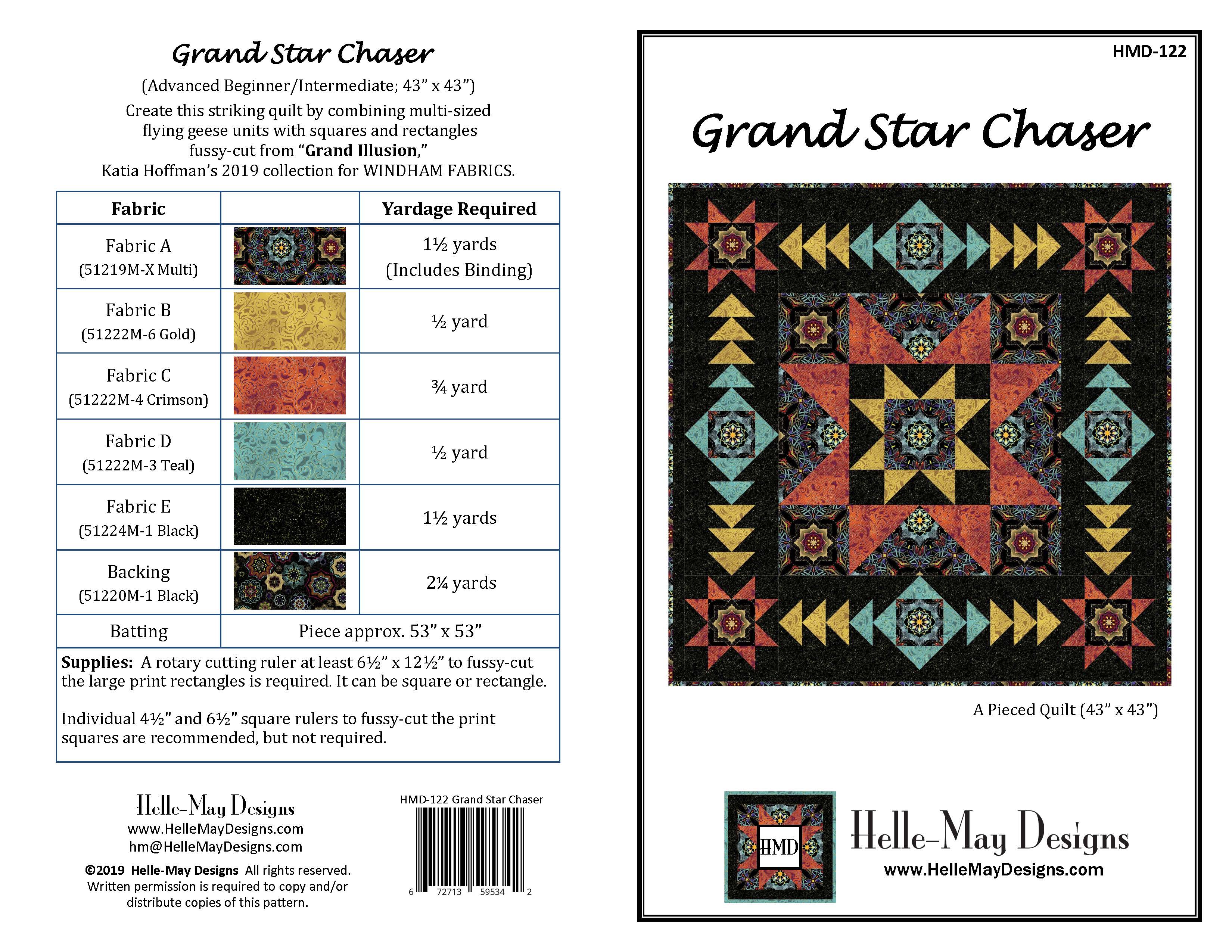 Grand Illusion Collection Patterns Helle May Designs